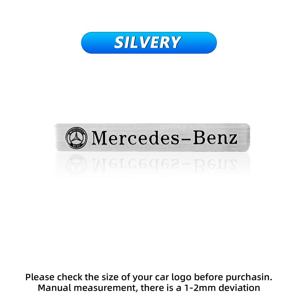 GLC GLB 1pc 3D Aluminum Car Sticker Emblem Badge Door Decal for Mercedes Benz AMG A/B/C/E Class C200L GLC GLK W204 W213 W205 Ac