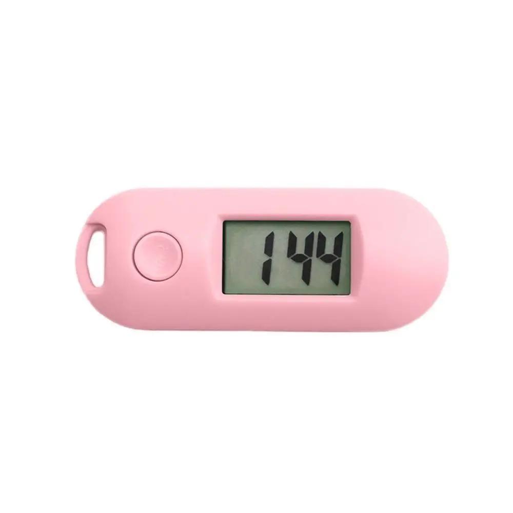 Mini Digital Electronic Clock Small Wall Watch Study Library LCD Display Luminous Key Ring Watch