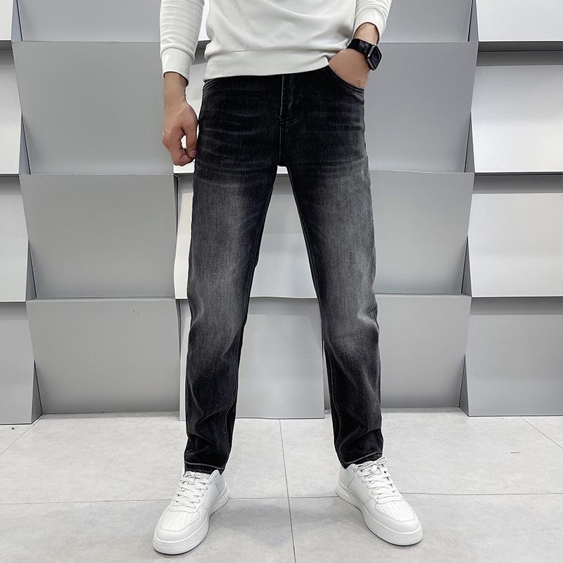 

Мужские облегающие эластичные джинсы Ansika — легкие повседневные брюки класса люкс для весны и осени (Модель 8891) 31