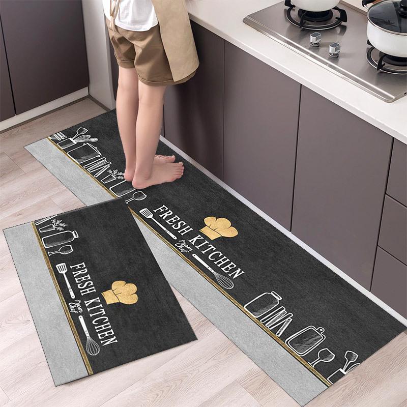 Tapetes da moda Tapete simples Estilo nórdico Tapete de cozinha Tapete doméstico Tapete moderno Decoração para casa
