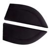 2pcs New Car Rear Molding Cover For Hyundai For Accent 2006-2010 838401E000 ABS Black Rear Triangle Trim Car Accessories