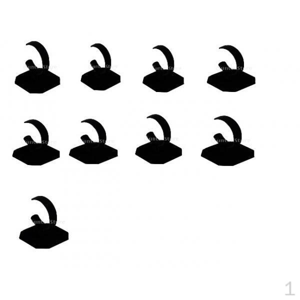 

9x Магазин Браслет Ювелирные Изделия Стенд Стойка Бархатная Витрина