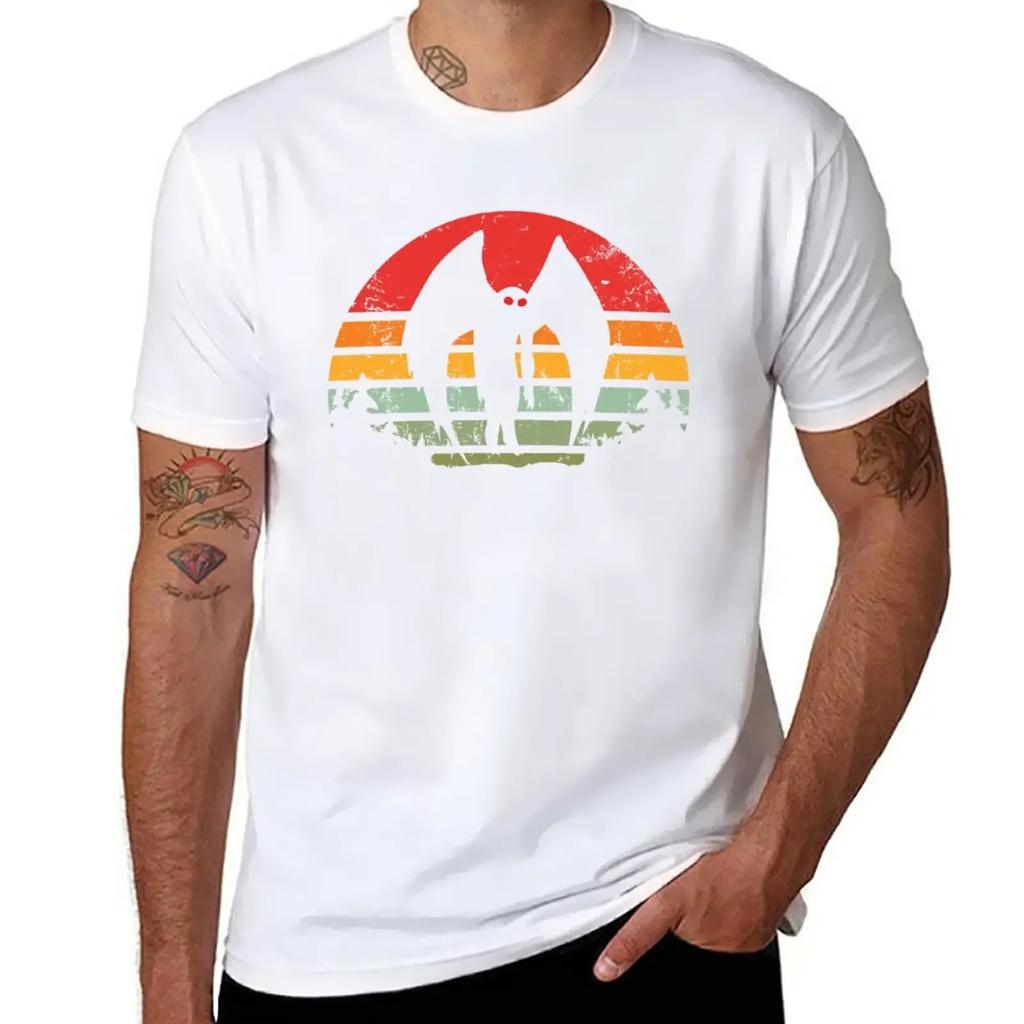 Vintage Mothman Point Pleasant Cryptid Cryptozoology Retro Mothman T-Shirt Blouse quick drying tshirts for men