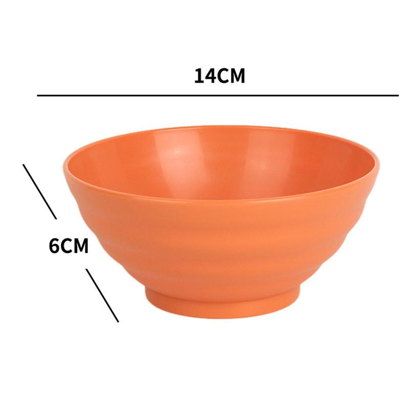 

Утолщенная однотонная суповая миска оранжевый