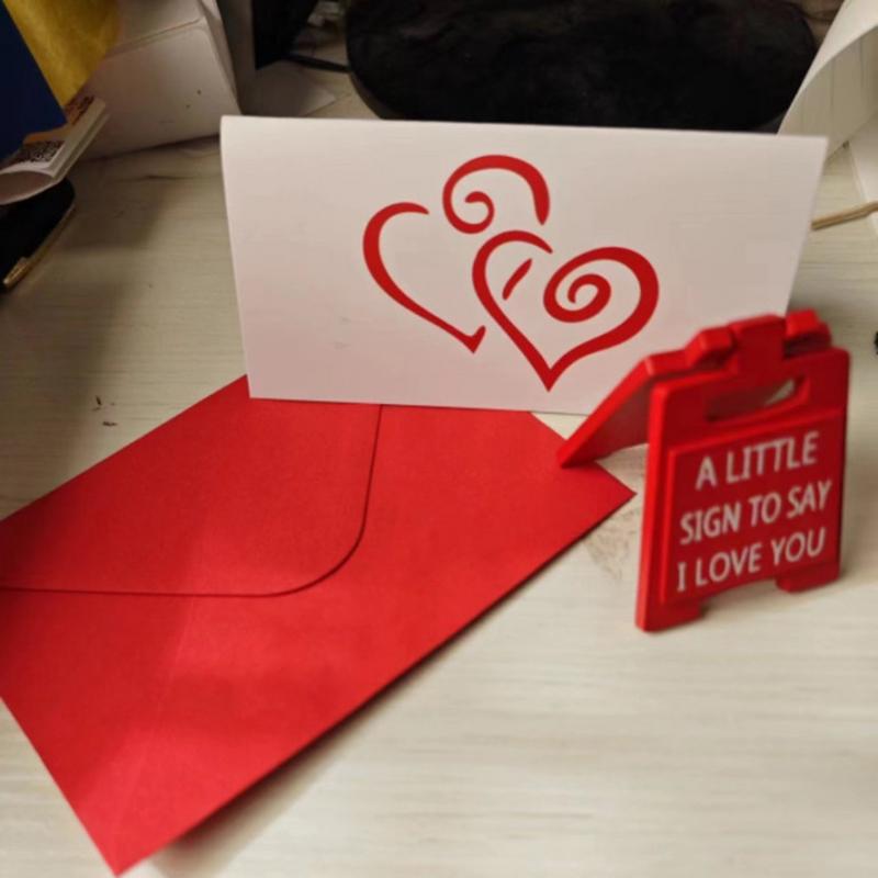 Christmas Valentine's Day Decoration Card Fun and creative signage ornaments holiday greeting cards Christmas Valentine Day gift