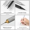 Professional Metal Mechanical Pencil, 0.5/0.7mm, Low Center Gravity, Weighted Feel, Continuous Lead Feed for Drawing & Painting.