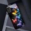 Sci‑Fi Armor Geometry Black Glass Phone Case For Redmi Note 13 Pro+ 14 Pro 8 9 T 9S 12S 10 Pro 11 12 A3 12S 13 K60Ultra 14 Cover