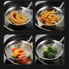 304 Stainless Steel Hot Pot Colander Oil Fried Filter Large Long Handle Mesh Noodle Strainer Skimmer Spoon Kitchen Utensils