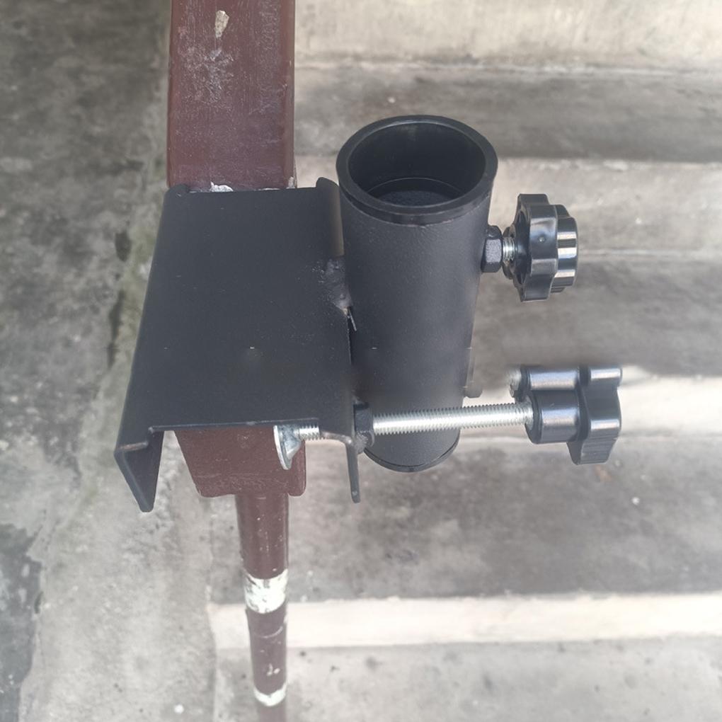 2025 New Compact Design Umbrella Holder for Balcony and Garden Featuring  Heavy Duty Clamp for Secure Support and Easy Setup