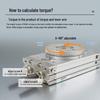 Yundu MSQB Pneumatic Rotary Swing Cylinder