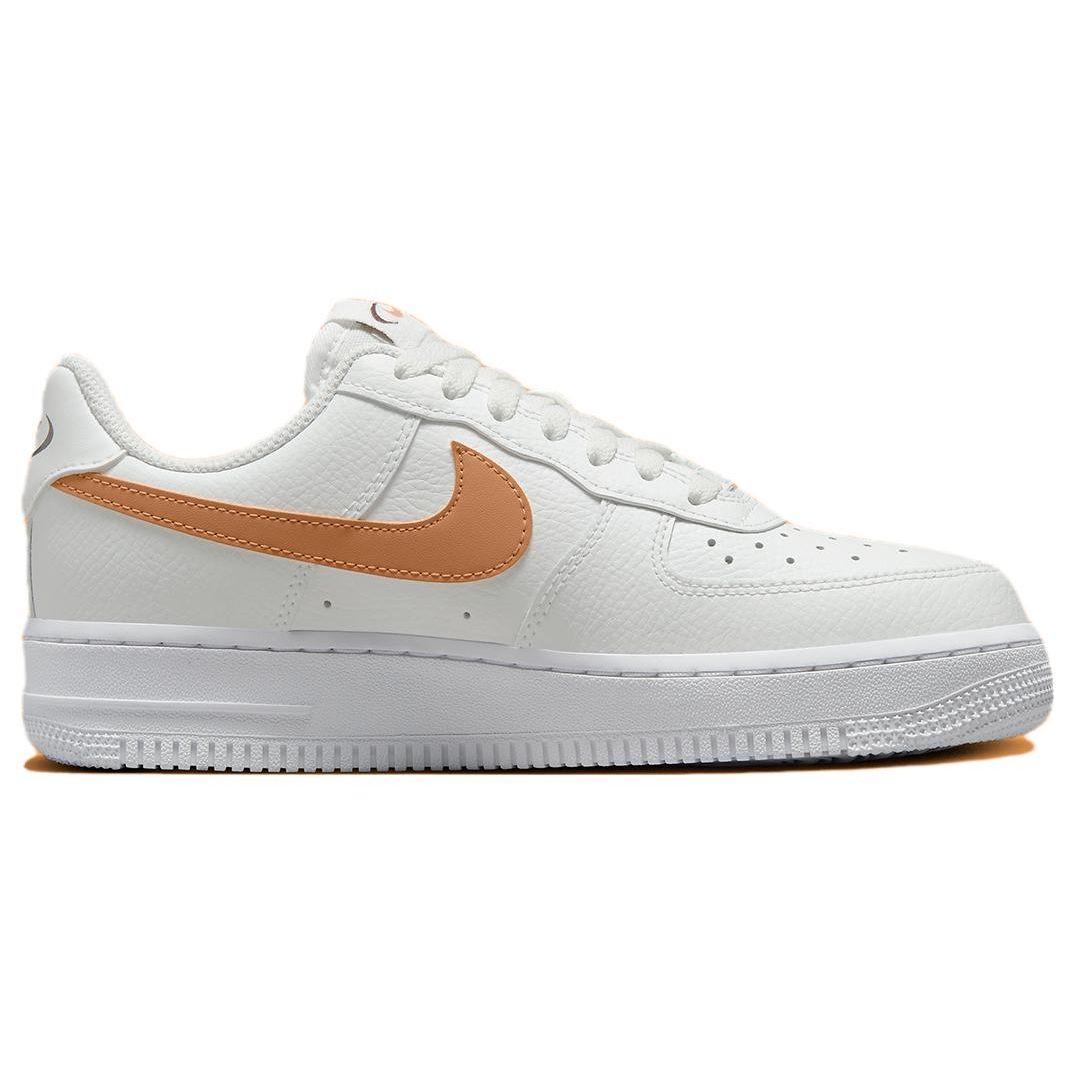 Nike Air Force 1 Low White Amber Brown Женские кроссовки Summit-White Earth FQ2742-101 — фото 2