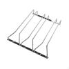 Glass Holder, Metal Stemware Storage Rack, under Cabinet Installation, Space Saver, Kitchen, Bar And