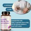 CREVIP Milk Thistle Liver Care Capsules, 1158mg, Plant Extract Liver Care, Digestive Diet Capsules, Suitable for Adults