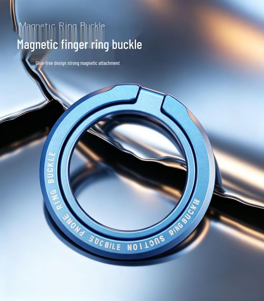 Magnetic Zinc Alloy Folding Ring Phone Holder