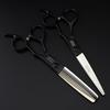 6.0 Inch Half Body Black, Waldorf Personality, Hair Scissors, Hair Scissors, Flat Scissors, Bangs Scissors, Thin Scissors