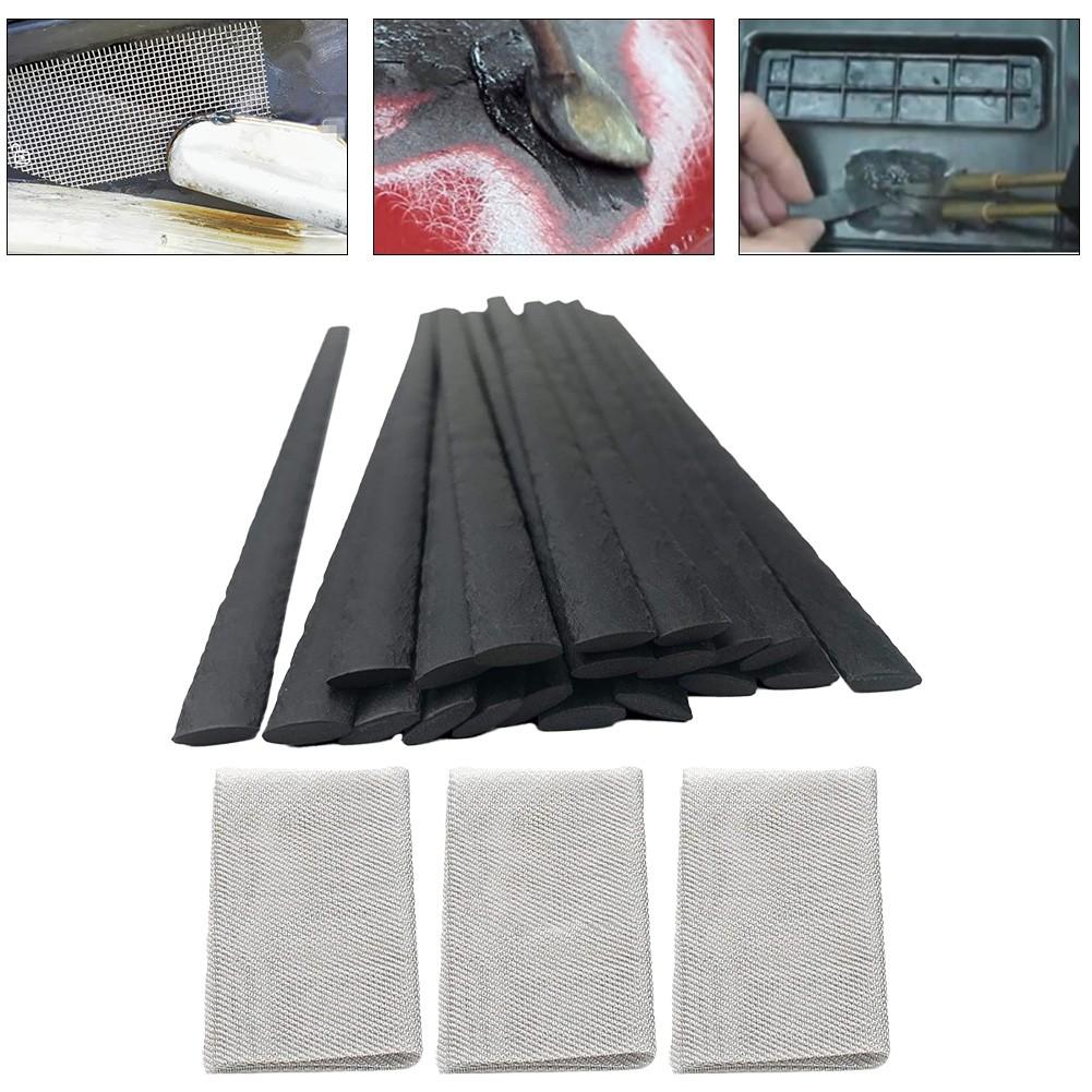 Kunststoffschweißset 10 Stäbe und Gitter für TPO und für PP-Anwendungen