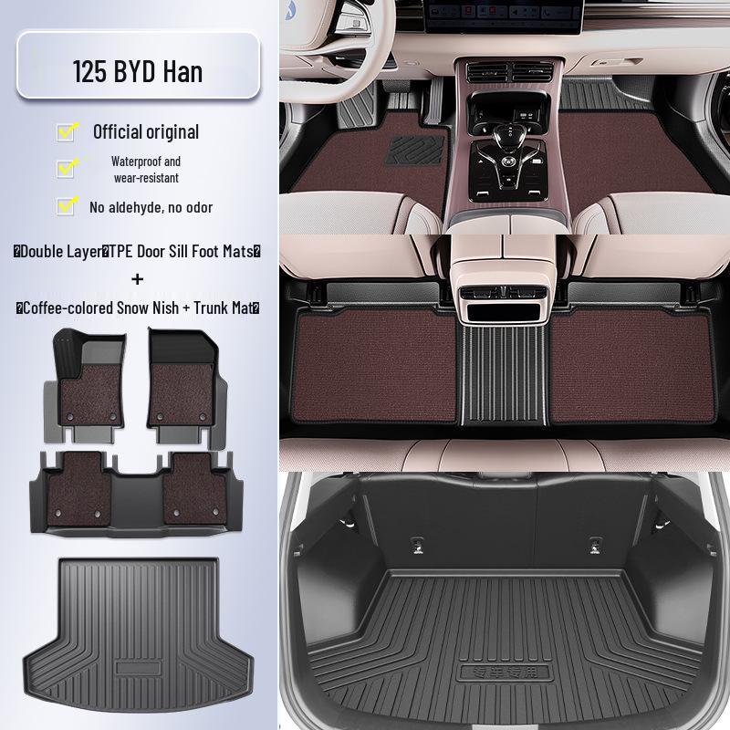 2025 BYD Han EV DMi Full-Coverage TPE Floor Mats
