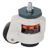 Leveling Stem Caster Adjustable Height M12 Threaded Rod Workbench Rotating Caster with 62mm Wheel