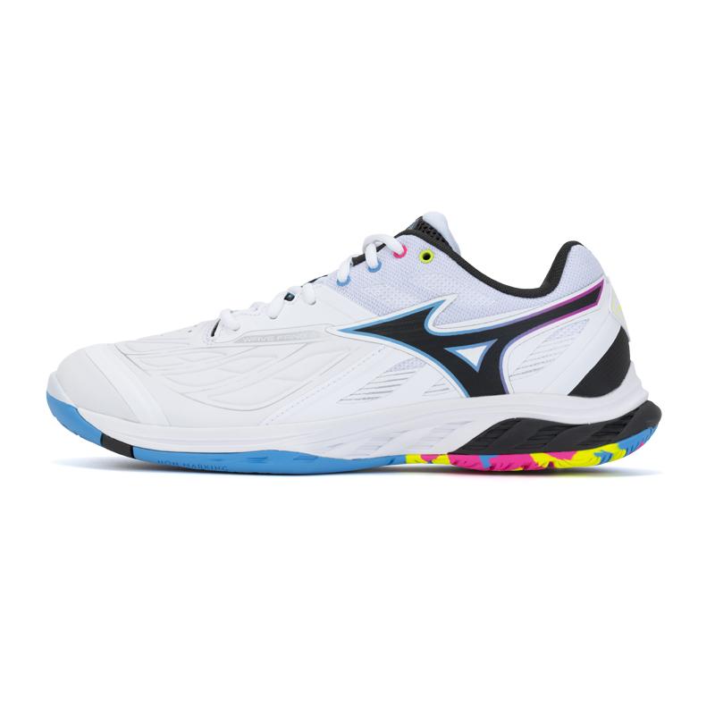 Mizuno Unisex Breathable Training Sneakers Navy White 71GA231345 36
