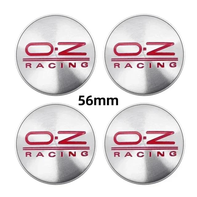 4pcs Car Wheel Hub Center Caps 56mm 60mm 68mm 65mm  For Rim Cover Auto OZ Logo Badge Emblem Exterior Styling Accessories