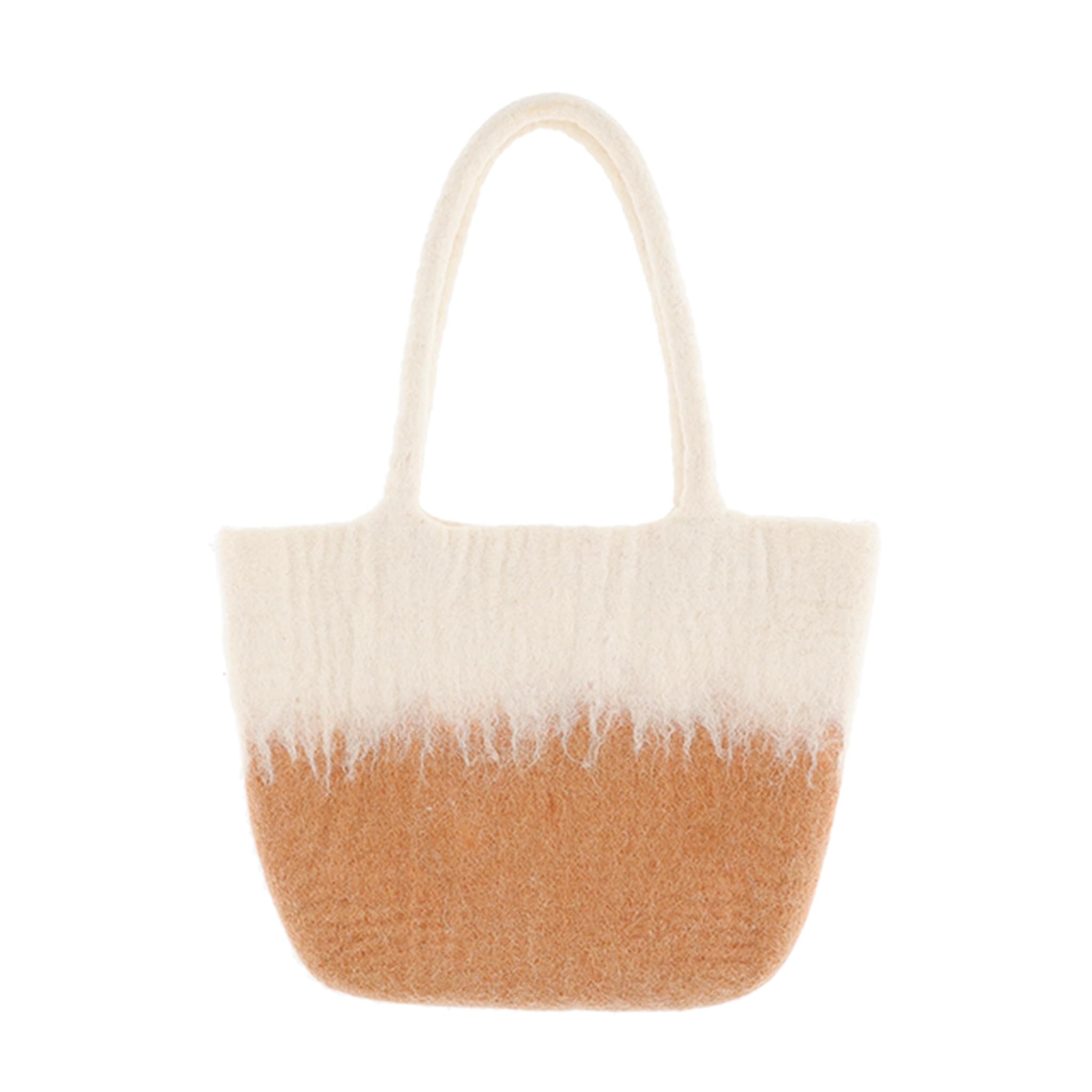 Marushin Mini Nepalese Square Gradient Fair Trade 0395020900 Bag, Bag, Brown, Handmade, Product,