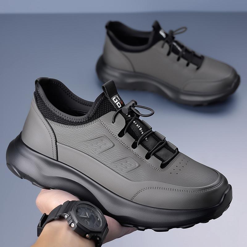 Fashion Fashion Mens Outdoor Sneakers 2025 New Leather Men Casual Shoes High Quality Male Walking Footwear All-match New Skate Shoes Men