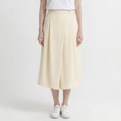 NAvAvA Women S bASic A Line wrAp bAck bAnding Skirt nS500