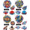 Bey Battling Bay Blades and Launcher Toy Set 8 Metal Fusion Spinning Tops 2 Launchers 1 Grip Burst Tops Burst Tops Gyro Combat Game for 8-12 Toy Gift