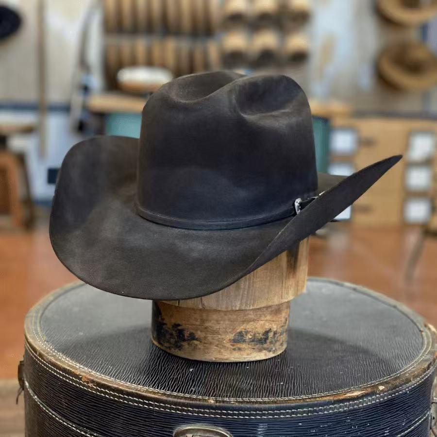 

Men s Woolen Denim Fedora Hat - European & American Autumn/Winter Jazz Style L (58-60cm)
