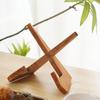 Wooden Book Stand Adjustable Recipe Rack for Cookbook Tablet Document Display Perfect for Kitchen Home Reading and Storage