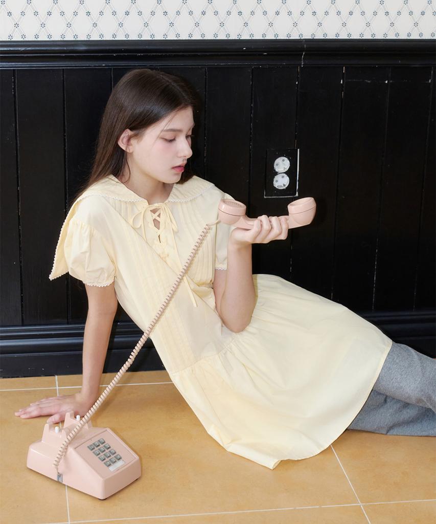 Alkialka Sailor Dress (Butter)