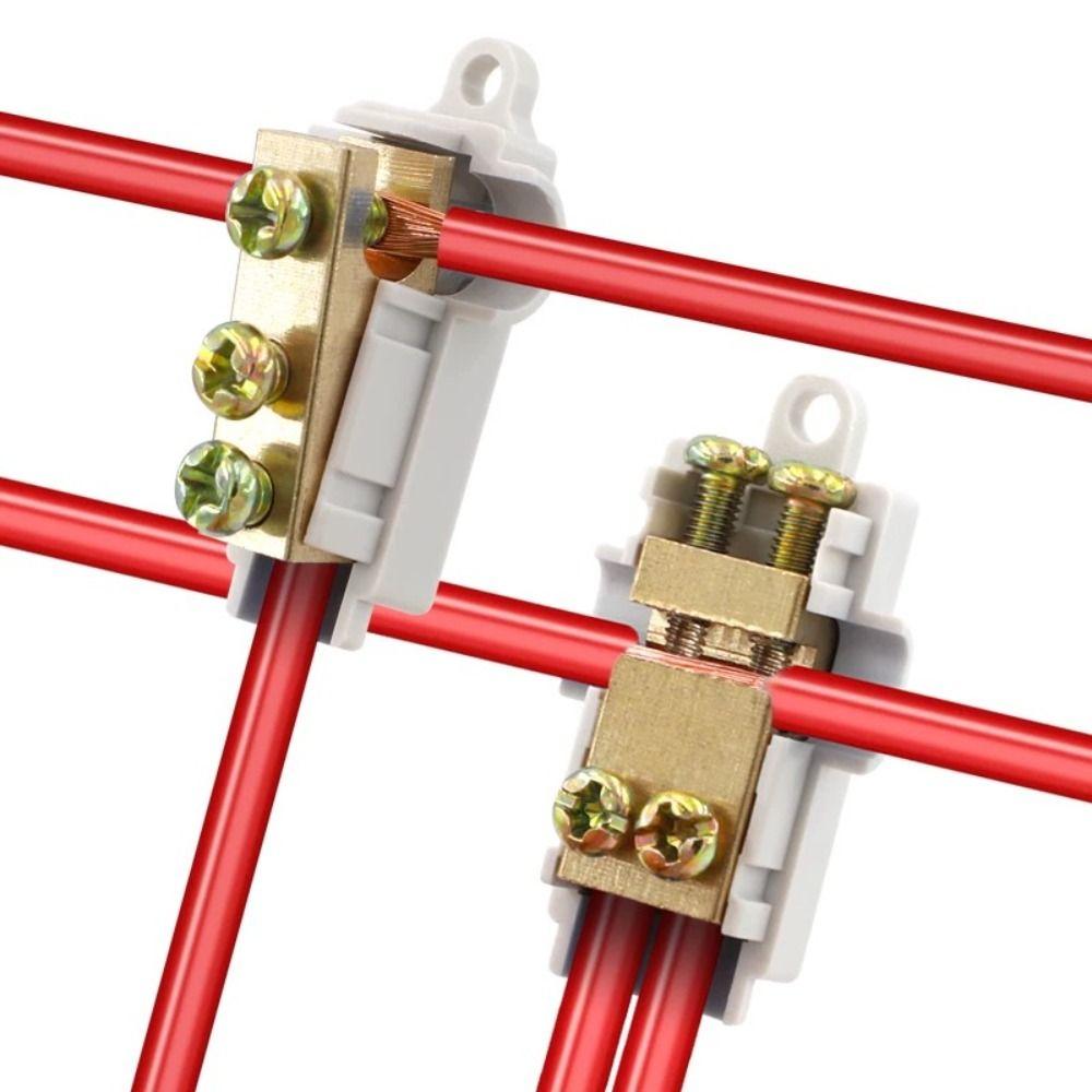 Electrical Connectors Conductor Brass High Power Splitter Large Current Universal Wire Connector Wiring Connector Electrical