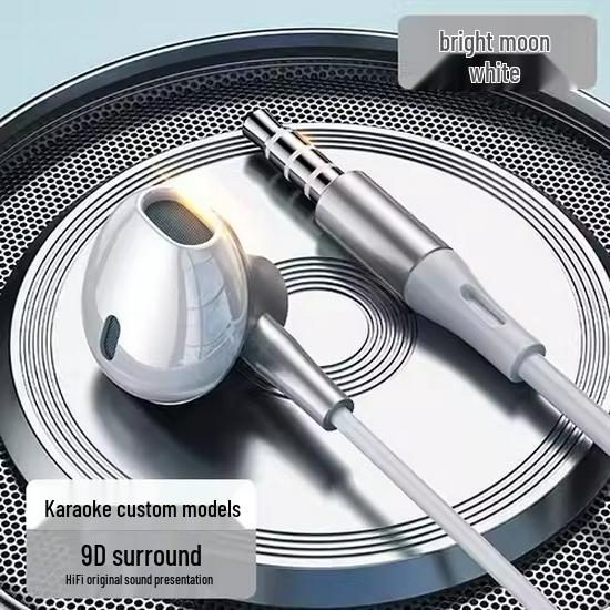 Kabelgebundene High-Definition-Metall-Ohrhörer, Typ-C In-Ear HIFI-Kopfhörer mit Kabelfernbedienung für Mobilgeräte, PC und Gaming