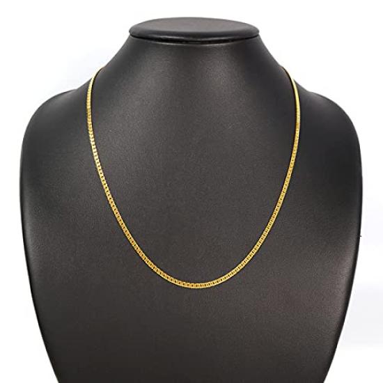 Colier Kihei din aur pur K24 cu 6 fețe, 50 cm, 10 g, certificare Mentă, gravat, lanț Kihei din aur de 24K cu 6 fețe, pentru bărbați și femei, unisex, dublu, cu 6 fețe, fabricat în Japonia