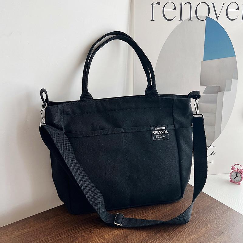 Fashionable Large Capacity Canvas Tote Bag For Women Trendy Casual Shoulder Bag