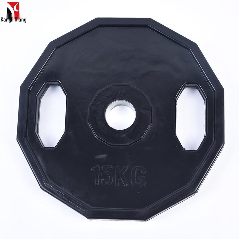Kangliqiang LP5 Twelve-Sided Hand Grip Rubber Barbell Weight Plate
