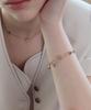 St.Scott London Arcel Mother-Of-Pearl Double-Strand Bracelet / Stj-Bb1571Rg