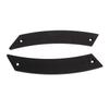 2pcs Door Panel Pull Handle Set Aluminium Alloy Labor Saving High Strength Rust Proof for Cars Black
