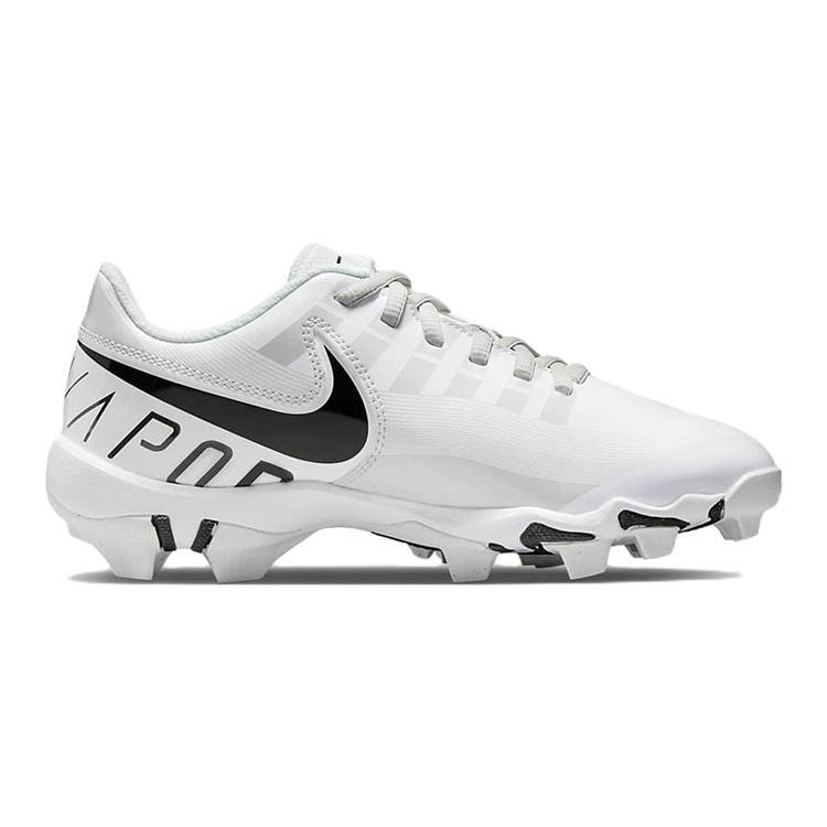Nike Vapor Edge Shark Slip Resistant Cushioning Wear Resistant Low Top Soccer Shoes White Kids'