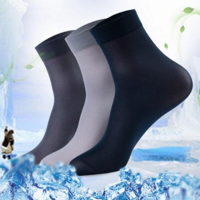 Summer Men s Dress Socks Cool Breathable Summer Men s Socks Blue