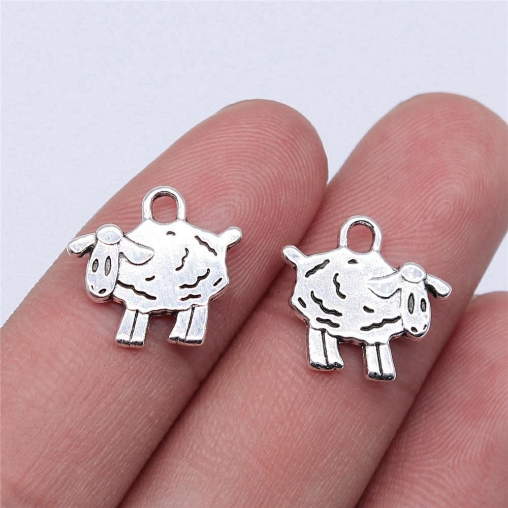 Charms Pig Sheep Cow Rabbit Pendants Wedding Jewelry Findings QC099