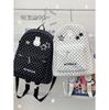 Schoolbag new high-value cute polka dot Miffy rabbit backpack Korean girl backpack large capacity light commuter schoolbag