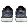 Jordan 1 Low SE Black Dark Obsidian Snakeskin Women's FJ5478-010