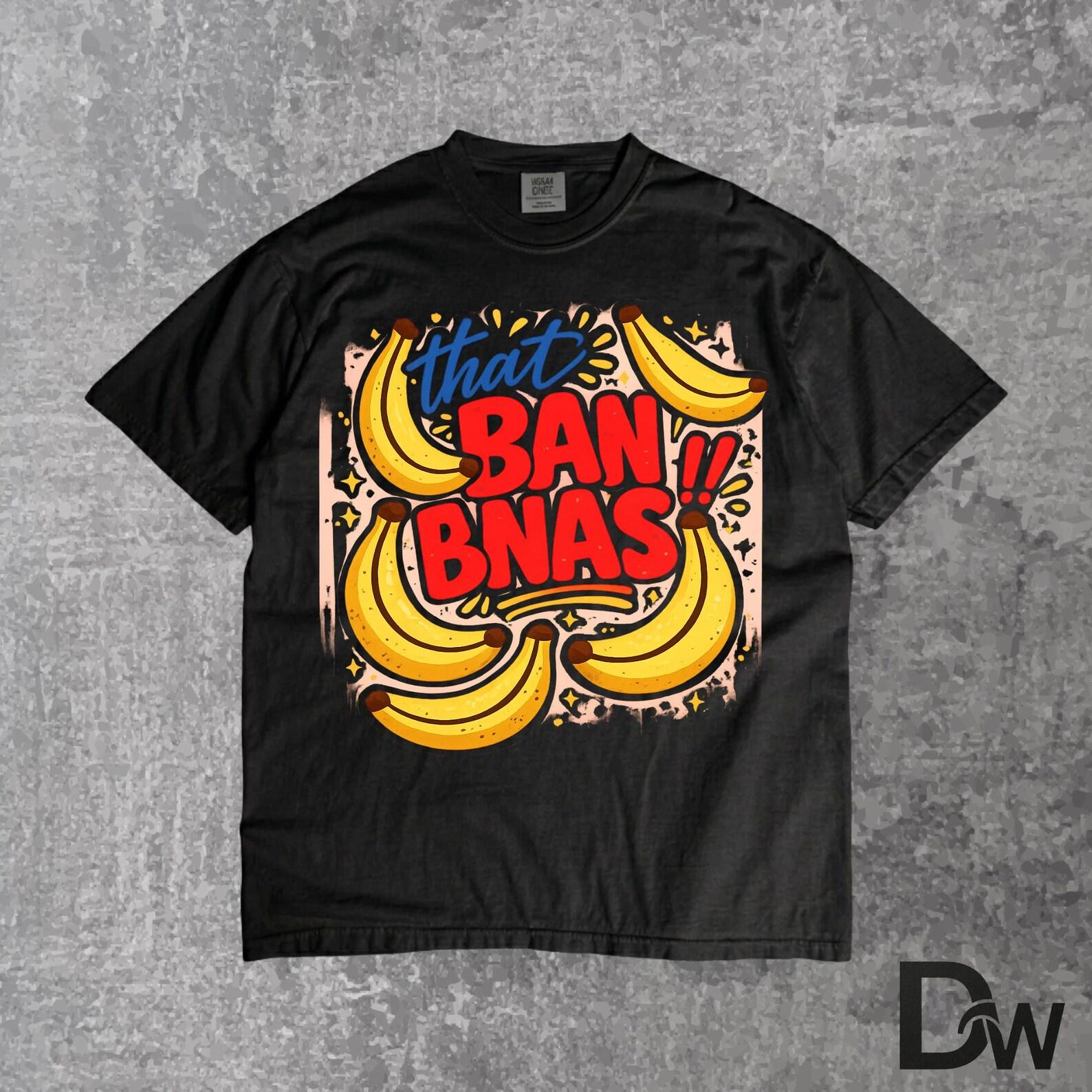 That’s Bananas Funny Banana T Shirt, Retro Fruit Graphic Tee, Summer Food Pun Shirt, Cute Banana Meme Tee, Trendy Fruit Aesthetic Top 2XL