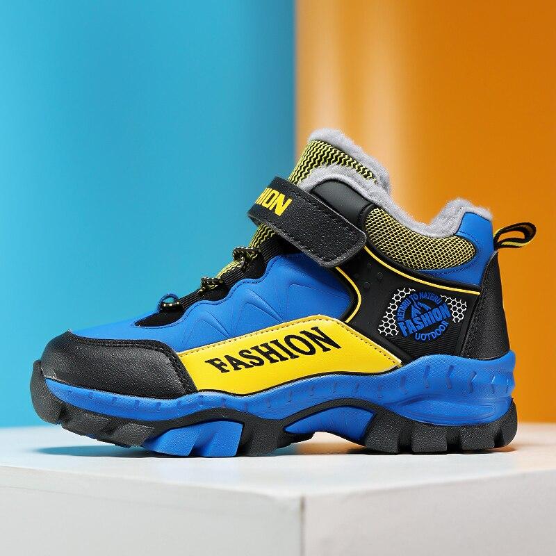 Children Winter Shoes Boy Sneakers Outdoor Hiking Snow Shoes for Kids