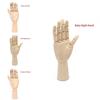 Elegantes Holzmodell für rechte und linke Hand zum Skizzieren und Zeichnen mit beweglichen Gelenkfingern Mannequin