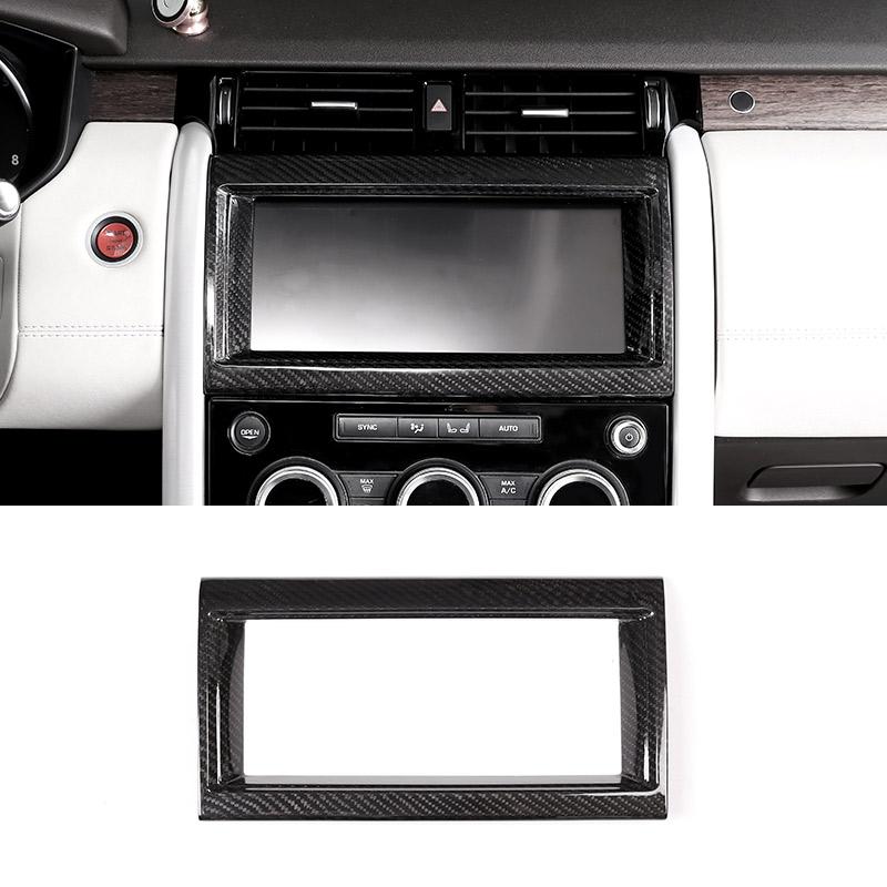 For Land Rover Discovery 5 LR5 2017-2021 Real Carbon Fiber Interior Modification Car Decoration Panel Stickers Car Accessories