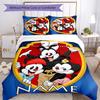 Juego de Ropa de Cama Animaniacs con Nombre Personalizado de 3 Piezas Cierre de Funda Nórdica Incluye 1 Funda Nórdica y 2 Fundas de Almohada para Todas las Estaciones Decoración de Dormitorio