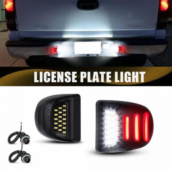 LED License Plate Light Rear Bumper Tag Assembly Fit 2002-2006 Cadillac Escalade