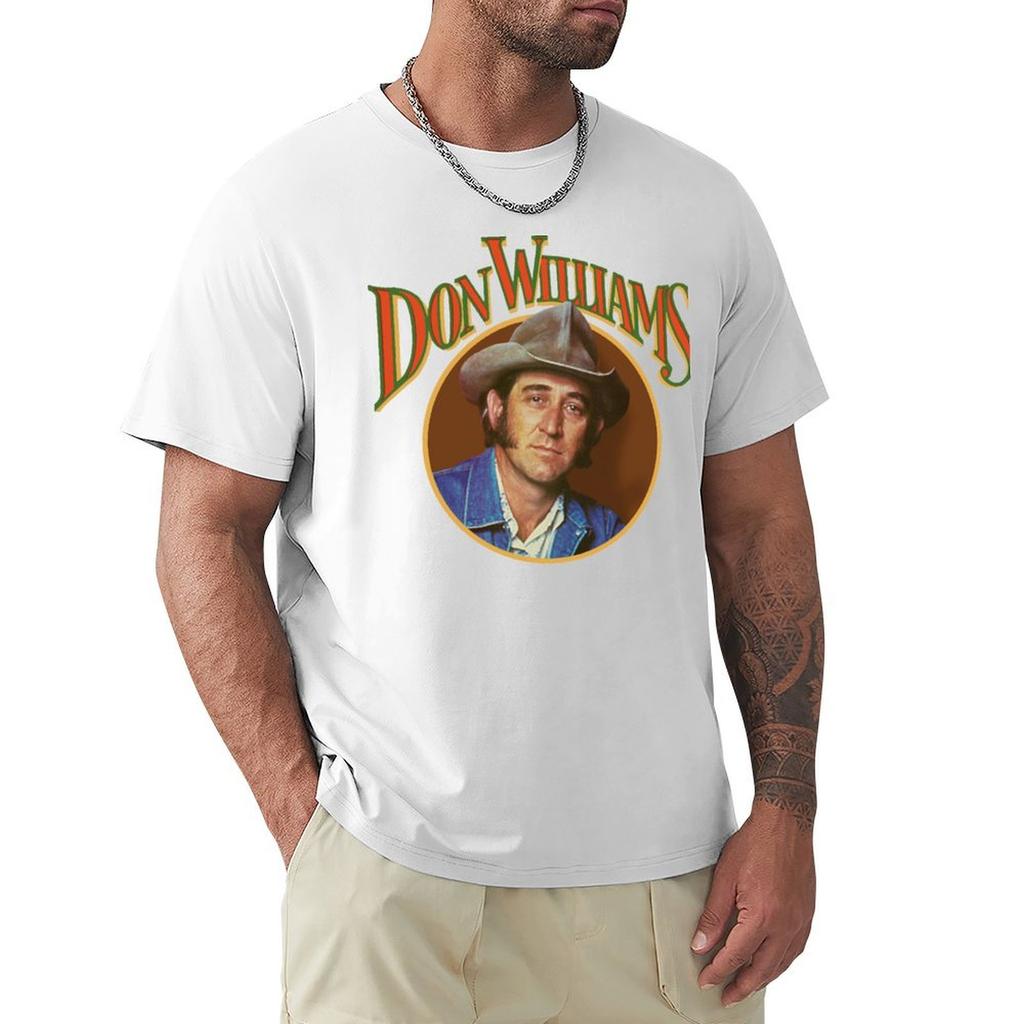 Don Williams  Good Ole Country Boy Tribute Tshirt Casual Minimalist Short Sleeve Top